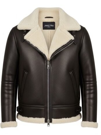 JAKETRA Arctic – Luxury Leather Shearling Jacket