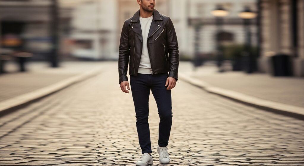 Classic BikerMoto Jacket