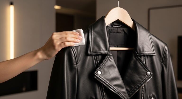 Read more about the article How to Clean a Leather Jacket at Home (Step-by-Step Guide for Long-Lasting Wear)