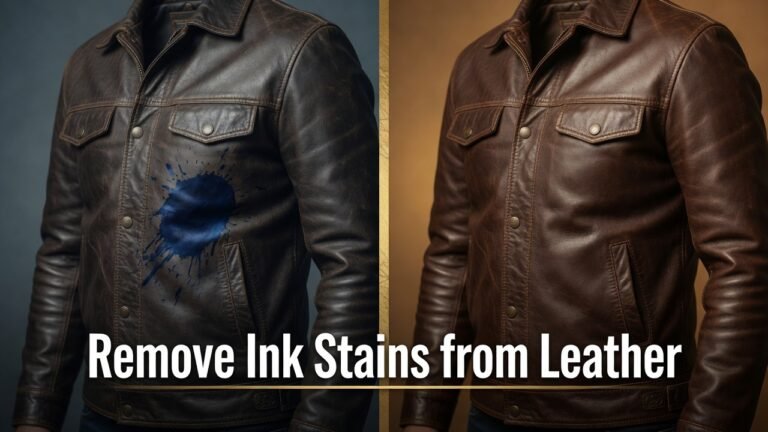 Read more about the article How to Remove Ink Stains from a Leather Jacket (Complete Guide)