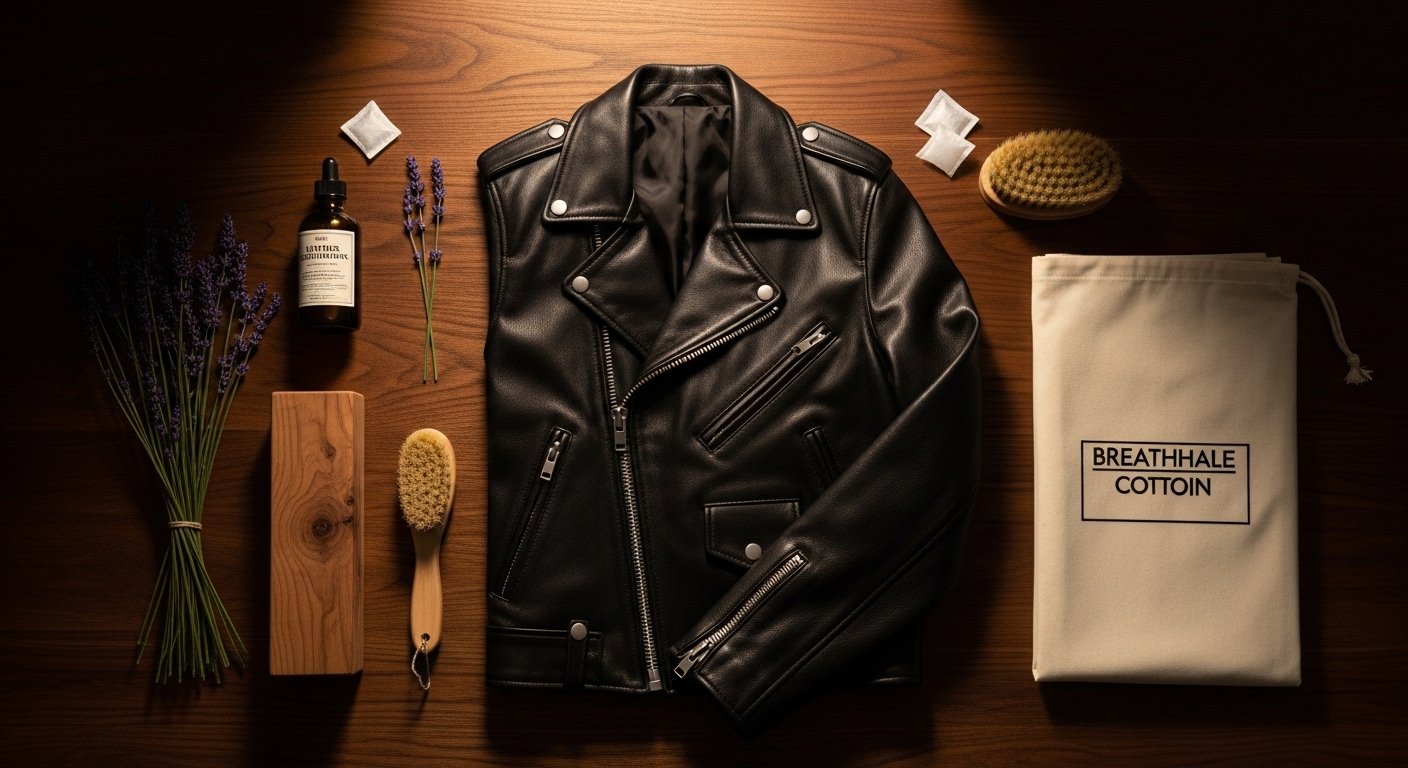 You are currently viewing How to Store Leather Jackets Properly in Winter: The Complete Guide