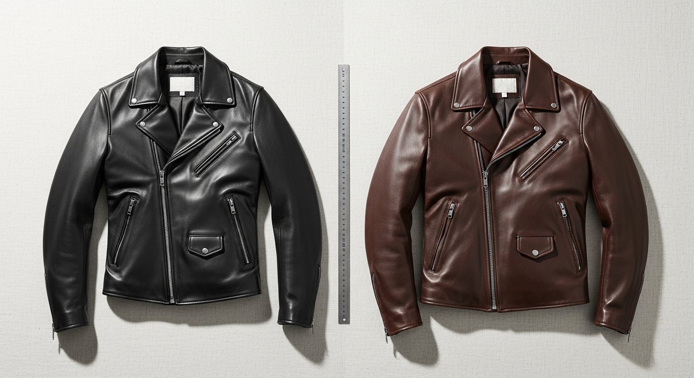 You are currently viewing Slim Fit vs Regular Fit Leather Jackets: The Complete Guide to Choosing Your Perfect Cut