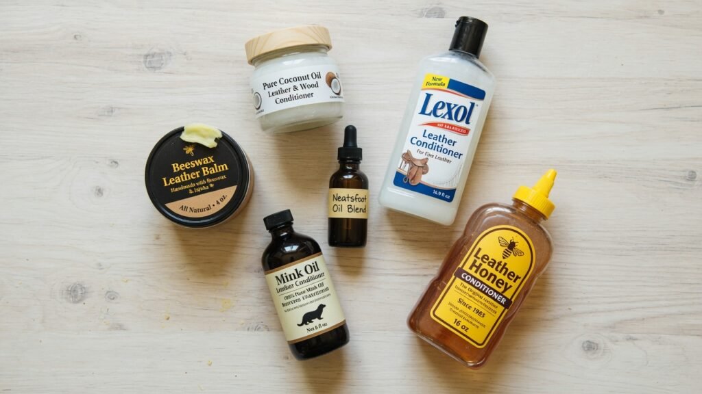 different leather conditioner products 