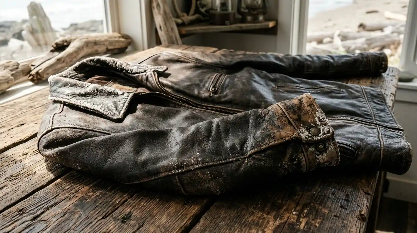 Read more about the article Does Salt Water Damage Leather Jackets? A Complete Guide