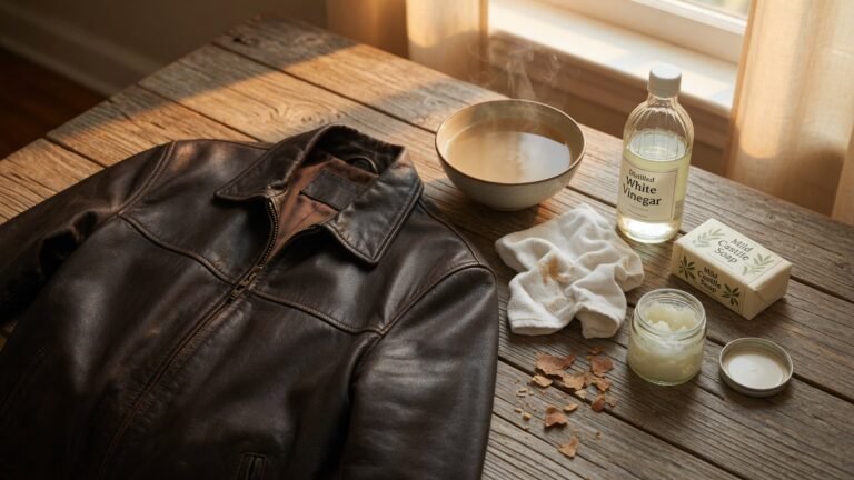 Read more about the article What Household Products Can Clean a Leather Jacket Safely?