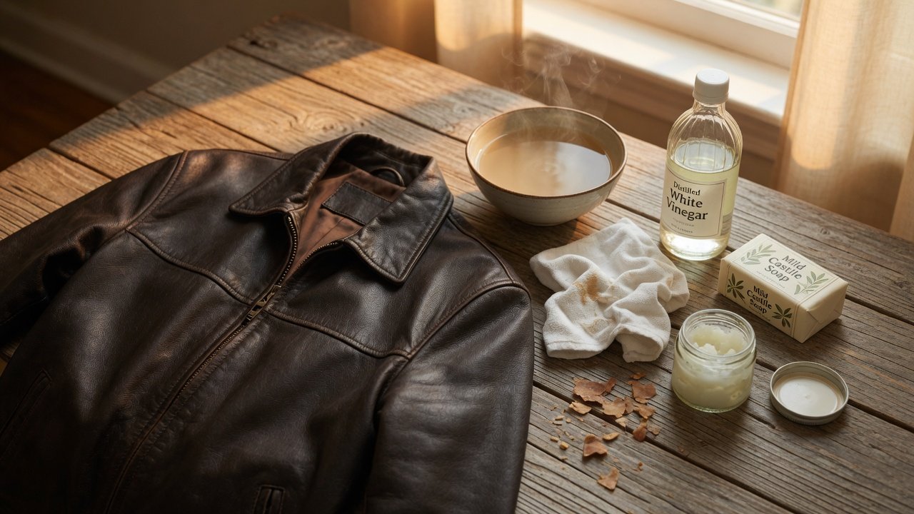 Read more about the article What Household Products Can Clean a Leather Jacket Safely?