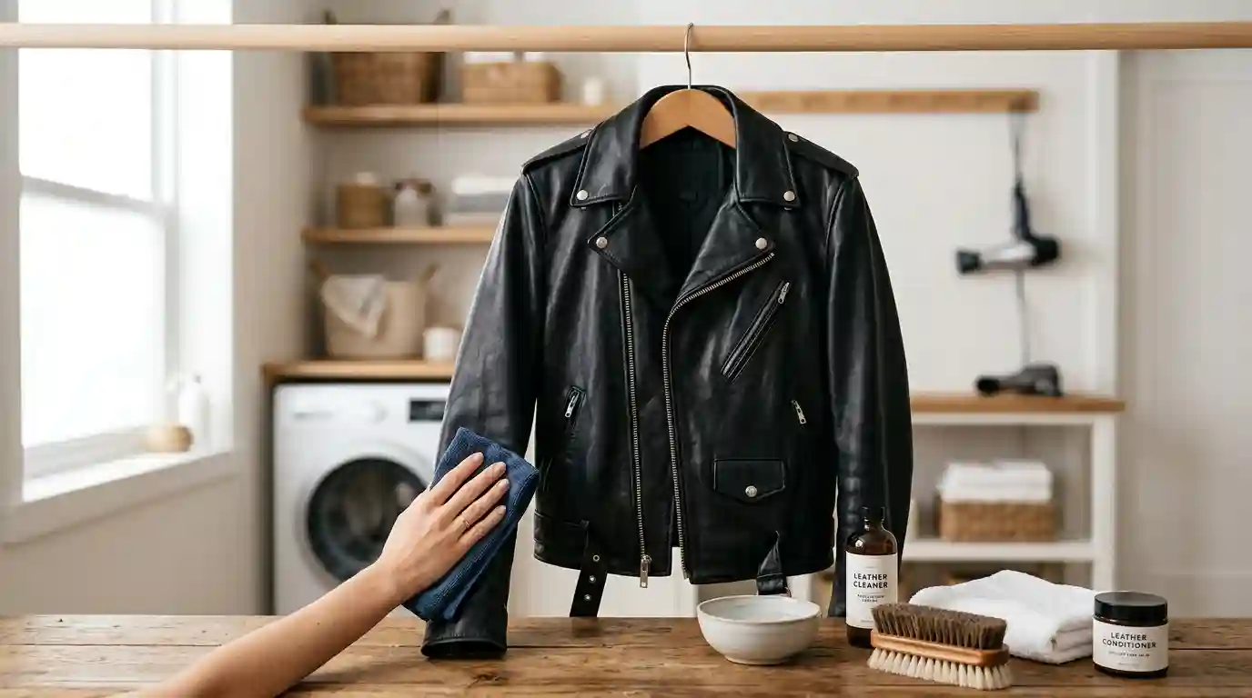 How to Wash Leather Jacket Safely Without Damaging It